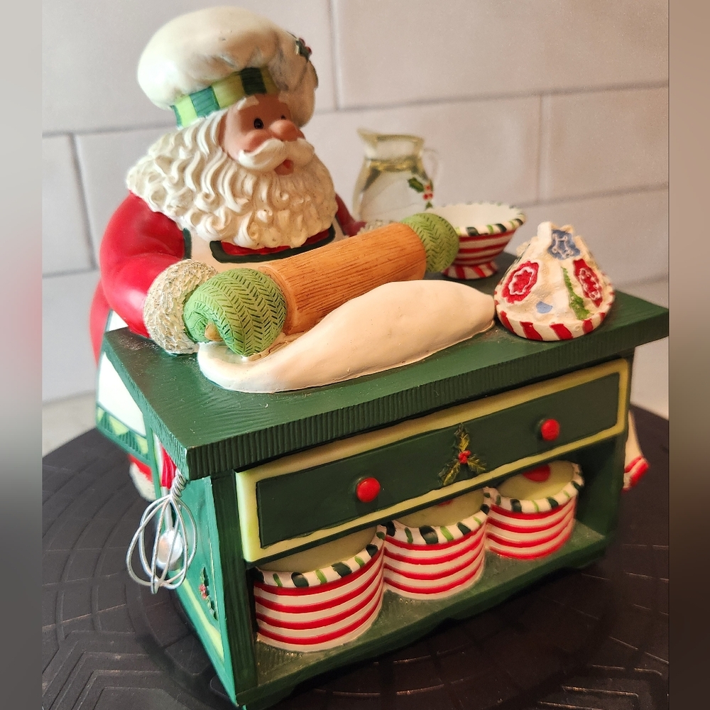 Fitz&Floyd Santa's Kitchen Music Box